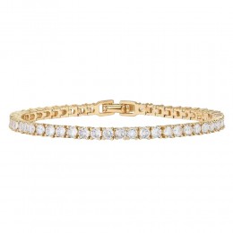 14K Gold Diamond Tennis Bracelet For Women