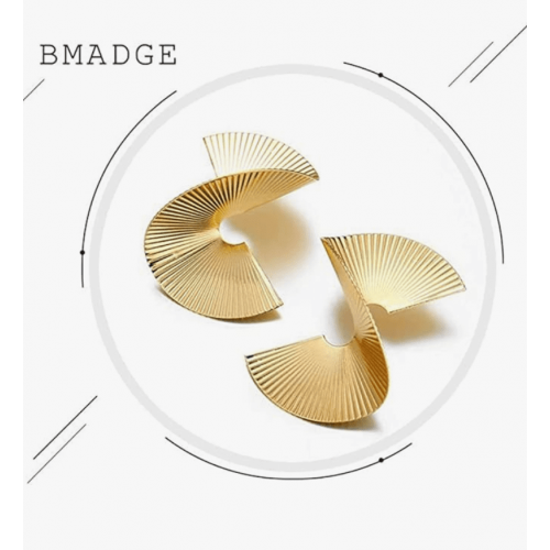 Retro Clip Earrings for Women Earrings Clips / Gold Clip image