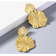 Flower Earrings for Women Statement Dangling Drop image