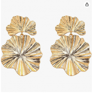 Flower Earrings for Women Statement Dangling Drop