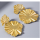 Flower Earrings for Women Statement Dangling Drop image