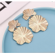 Flower Earrings for Women Statement Dangling Drop image