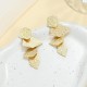 Exquisite Gold Leaf Earrings - A Touch of Luxury and Brilliance image