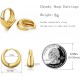 Stylish Gold Hoop Earrings for Women image