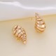 Trendy Teardrop Dangle Earrings With Chunky Hoop image