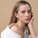 Trendy Teardrop Dangle Earrings With Chunky Hoop image