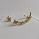 Women Cuff Earrings Ear Wrap Crystal Star Ear Climber Studs image