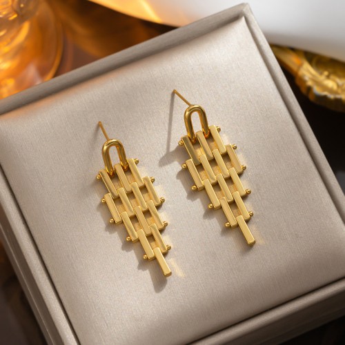  Unique Long Ladder Shape Earrings Statement Ear Jewelry