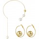 Simple Big Imitation Pearl Choker Necklace For Women image