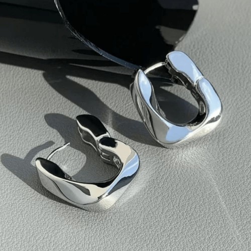 The Essential Bishty Silver Hoop Earrings image