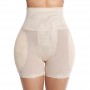 Biege High-Waisted Body Shaper Underwear Slip Shorts