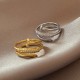 14K Silver Luxurious Screw Ring for Women image