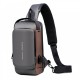 Sling Bag with USB Charging Port & Adjustable Straps-Grey image