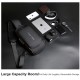 Sling Bag with USB Charging Port & Adjustable Straps-Black image
