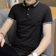 Men's Polo Black Color T-Shirts & Short Sleeve image