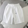 Men's Golf Shorts Stretch Chino Lightweight Half Pants-White