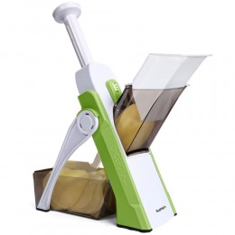 SupMaKin Upright Mandoline Slicer For Vegetables And Potatoes With Adjustable Thickness